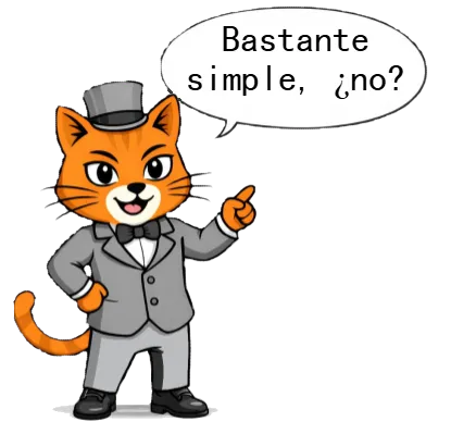 Bastante simple, ¿no?