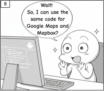 Wait! So, I can use the same code for Google Maps and Mapbox?